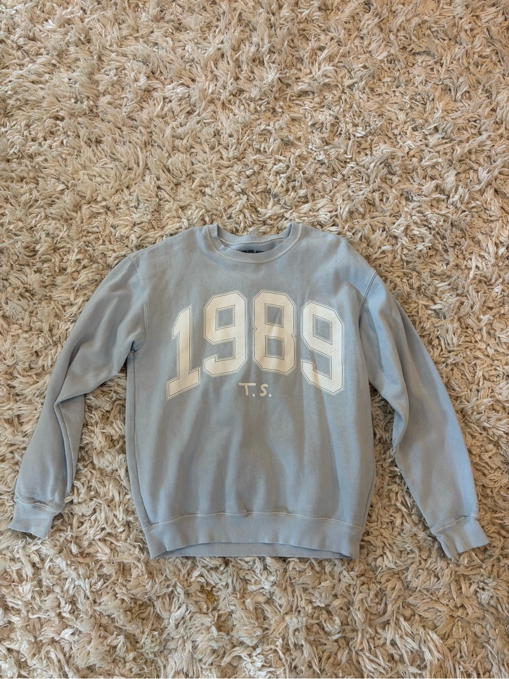 Taylor Swift Light Blue '1989' Crewneck Sweatshirt